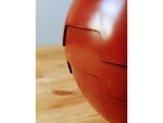 Modelo 3d de Iron man casco, articulado, ponible para impresoras 3d