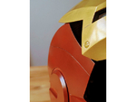 Modelo 3d de Iron man casco, articulado, ponible para impresoras 3d