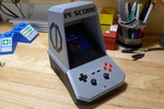  Pi score tabletop mame arcade cabinet  3d model for 3d printers