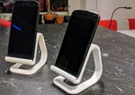  Universal phone stand (even for large phones)  3d model for 3d printers