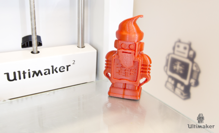 Modelo 3d de Ultimaker de navidad de santa robot para impresoras 3d