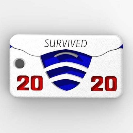 Survived 2020 Keyring