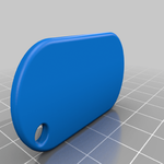  Elbows gym key ring  3d model for 3d printers