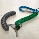  Snake keychain  3d model for 3d printers