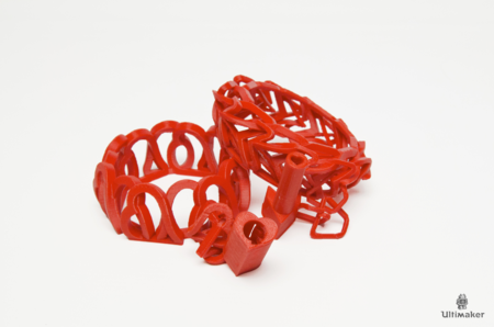 Modelo 3d de El amor pulseras para impresoras 3d