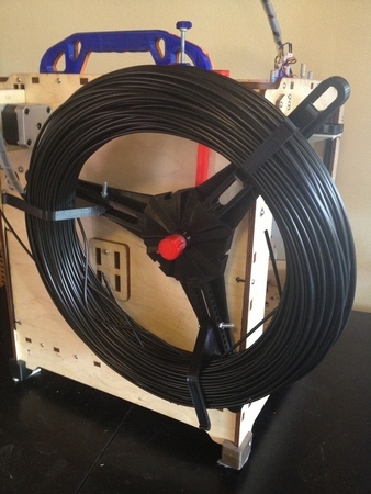  Adjustable heavy duty filament spool  3d model for 3d printers