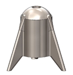 Modelo 3d de Spacex starhopper para impresoras 3d