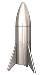 Modelo 3d de Spacex starhopper para impresoras 3d