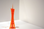  Canton tower with inner building  3d model for 3d printers