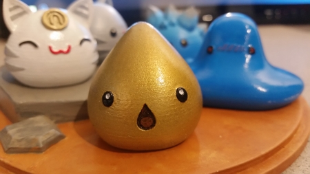  Slime rancher - gold, lucky and puddle slimes!  3d model for 3d printers