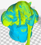 Modelo 3d de Bloqueo (texturizado) para impresoras 3d