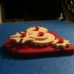  Valentine gears pin/pendant  3d model for 3d printers