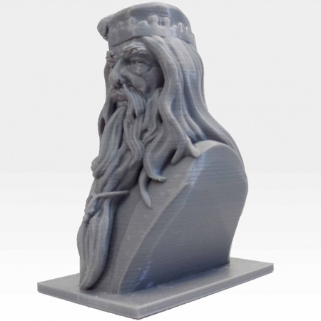 Modelo 3d de  albus dumbledore busto  para impresoras 3d