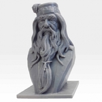 Modelo 3d de  albus dumbledore busto  para impresoras 3d