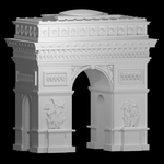 Modelo 3d de  arco del triunfo - francia  para impresoras 3d