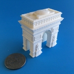   arc de triomphe - france   3d model for 3d printers