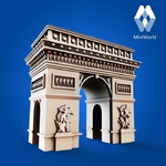 Modelo 3d de  arco del triunfo - francia  para impresoras 3d