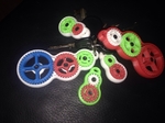  Keychain gearboxes  3d model for 3d printers