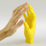 Modelo 3d de Articulado de la mano para impresoras 3d