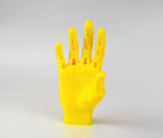 Modelo 3d de Articulado de la mano para impresoras 3d