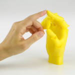 Modelo 3d de Articulado de la mano para impresoras 3d