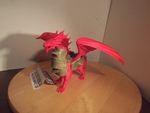  Armored red dragon  3d model for 3d printers
