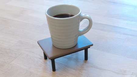3D-printable coffee table (coaster)