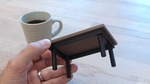  3d-printable coffee table (coaster)  3d model for 3d printers