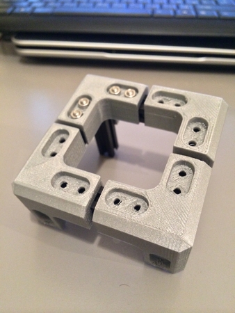 Modelo 3d de Fabricante de la viga esquina de conexión para impresoras 3d