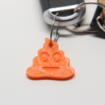  Poop emoji keychain  3d model for 3d printers
