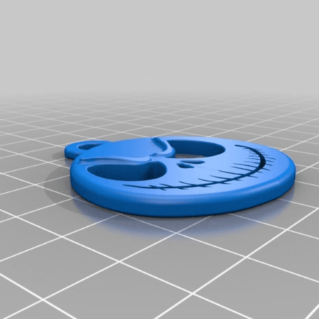  Jack skellington key fob  3d model for 3d printers