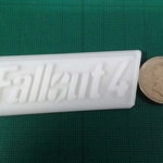 Modelo 3d de Fallout 4 llavero para impresoras 3d