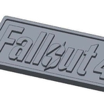 Modelo 3d de Fallout 4 llavero para impresoras 3d