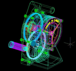 Modelo 3d de Air raid siren - manivela de la versión 2 para impresoras 3d