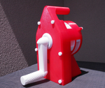  Air raid siren - hand crank version 2  3d model for 3d printers