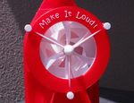  Air raid siren - hand crank version 2  3d model for 3d printers