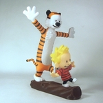 Modelo 3d de Calvin y hobbes para impresoras 3d