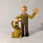 Modelo 3d de Wallace y gromit para impresoras 3d