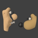 Modelo 3d de Wallace y gromit para impresoras 3d