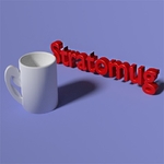  Stratomaker mug  3d model for 3d printers