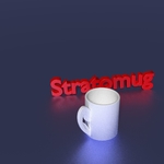  Stratomaker mug  3d model for 3d printers