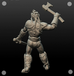 Modelo 3d de Orc 54mm para impresoras 3d