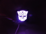  Autobot transformers led nightlight/lamp  3d model for 3d printers