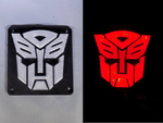  Autobot transformers led nightlight/lamp  3d model for 3d printers