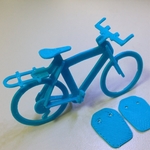  Touring bike business card  3d model for 3d printers