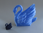  Odile the swan  3d model for 3d printers