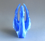 Modelo 3d de Odile, el cisne para impresoras 3d