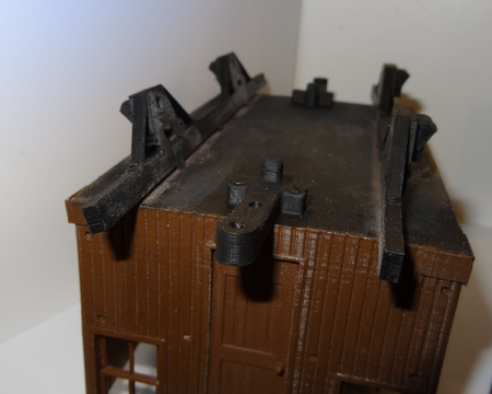  Us bobber caboose scale 1/32 - openrailway  3d model for 3d printers
