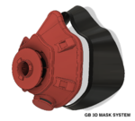  Covid-19 - gb 3d mask system n95 - protect  3d model for 3d printers