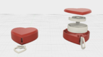  Valentine heart message  3d model for 3d printers